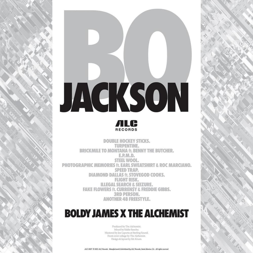 Boldy James & The Alchemist – Bo Jackson Boldy James & The Alchemist – Bo Jackson