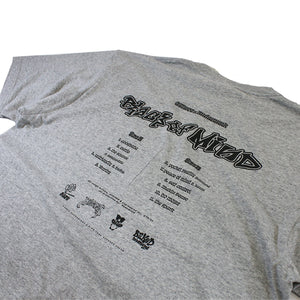 QTHREE x BUDAMUNK - "BAKED TONE" 5.6oz T-Shirt (Hthr Grey)