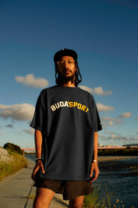 BUDASPORT - "Arch Logo" 7.5 oz Garment Dye T-Shirt (Midnite Navy)