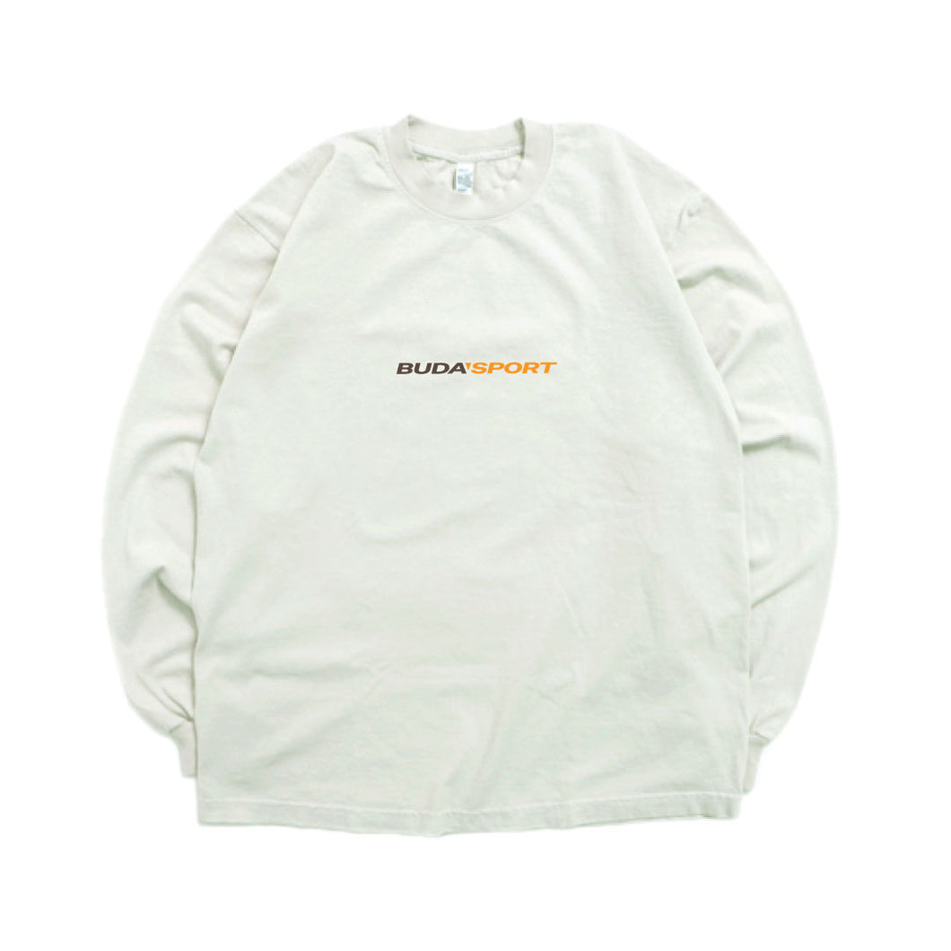 BudaSport - Pigment Dye L/S T-Shirt (White)
