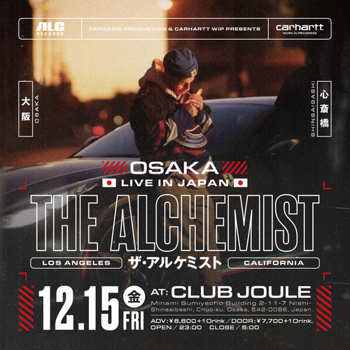 THE ALCHEMIST - FRI. 12/15 [大阪] - PRE-SALE TICKET