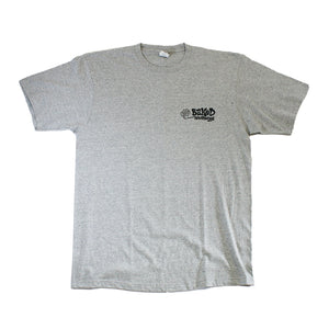 QTHREE x BUDAMUNK - "BAKED TONE" 5.6oz T-Shirt (Hthr Grey)