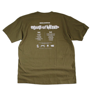 QTHREE x BUDAMUNK - "BAKED TONE" 5.6oz T-Shirt (Olive)