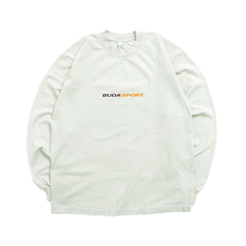BudaSport - Pigment Dye L/S T-Shirt (White)