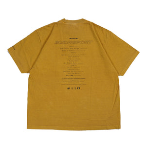 BUDASPORT - "DRIP TAG by MOSU" 7.5 oz GARMENT DYE T-Shirt (Mustard)